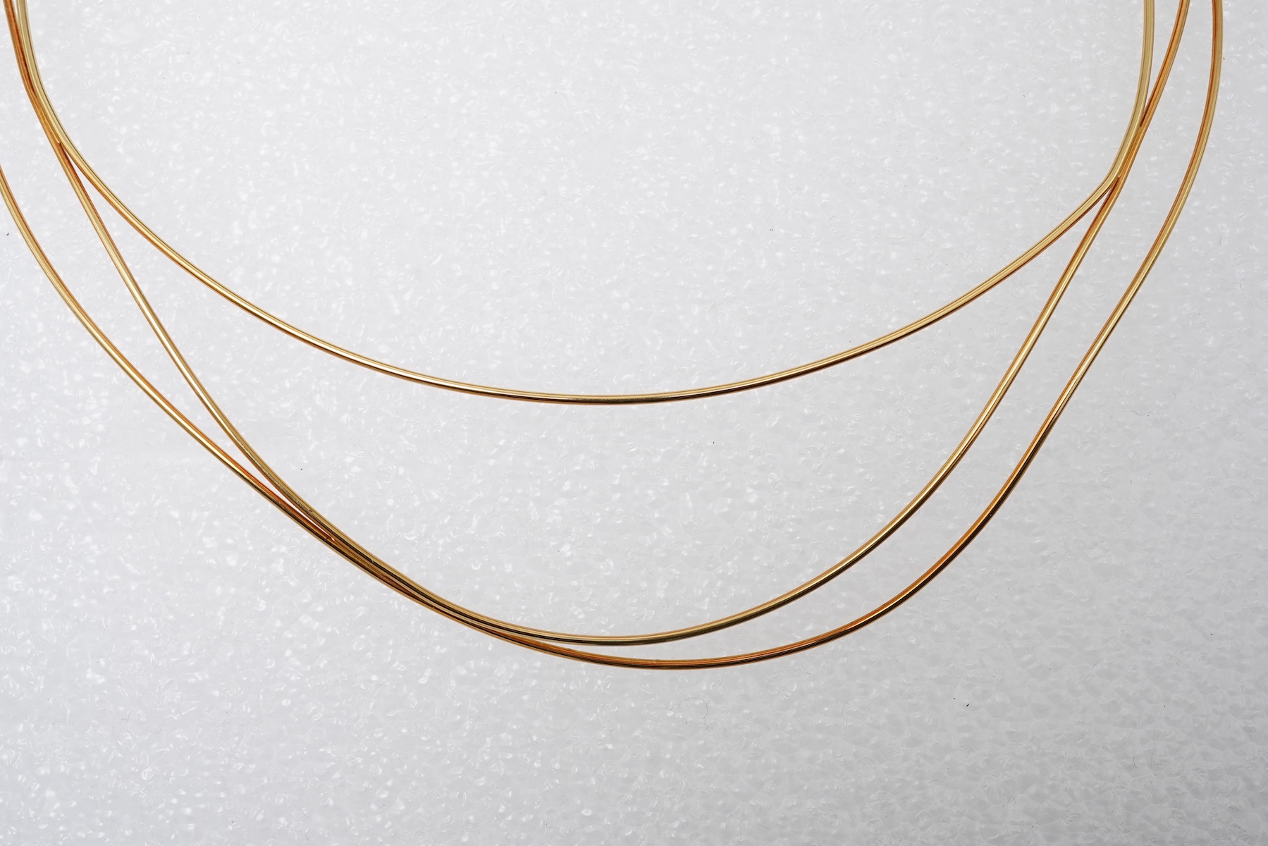 Elsa Peretti for Tiffany & Co., a gold 'Wave' necklace